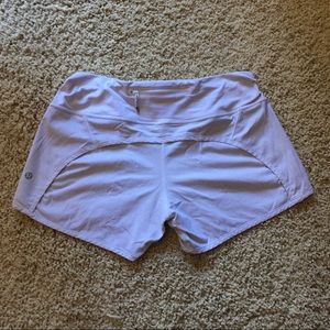 White lulu shorts!!